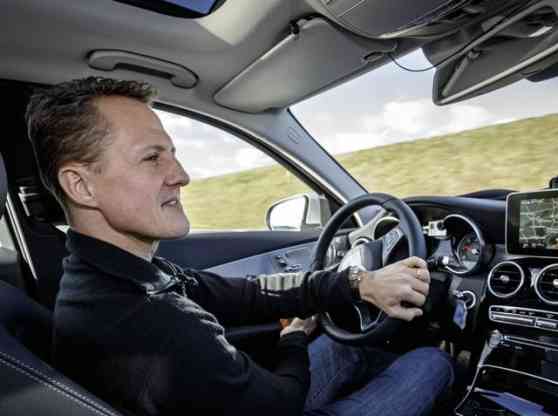 Schumacher tests safety technology in the upcoming C-Class image