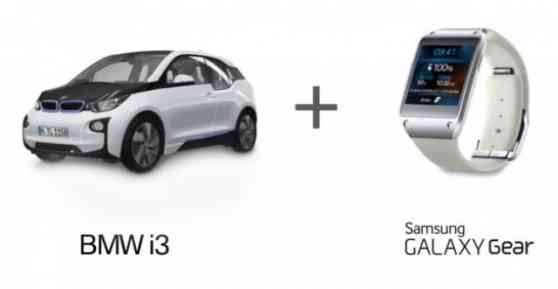 BMW i3 connects to your Samsung Galaxy Gear image