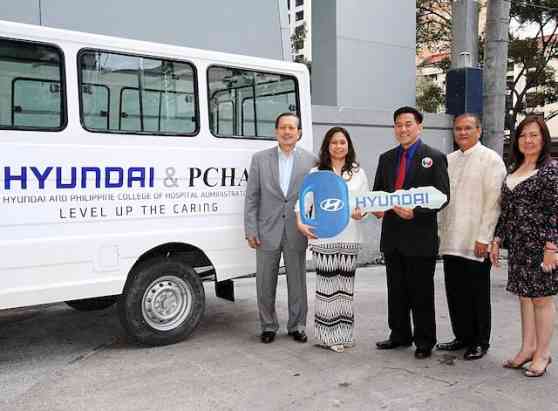  Hyundai PH donates H-100 van to PCHA image
