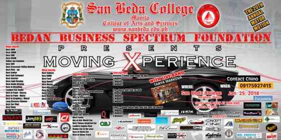 Moving Xperience for 2014 San Beda Car Show image