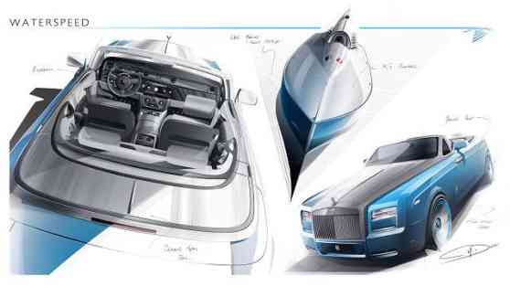 Rolls-Royce releases draft of the Phantom Drophead Coupe Bespoke Waterspeed Collection image