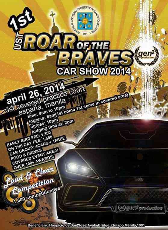 The 1st UST Car Show is ready to roar  image