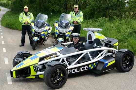 Ariel Atom PL is a 350 PS lightweight police car image