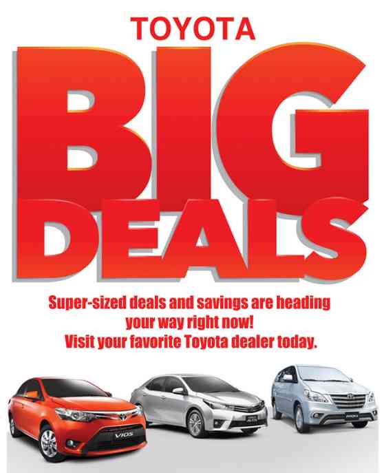 Toyota PH offers Big Deals sales promo this June image