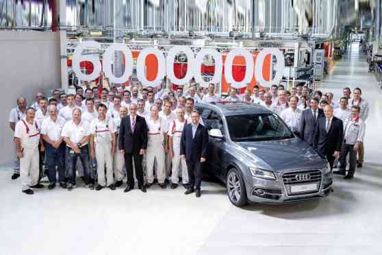 Six-millionth Audi with Quattro system rolls off production line image