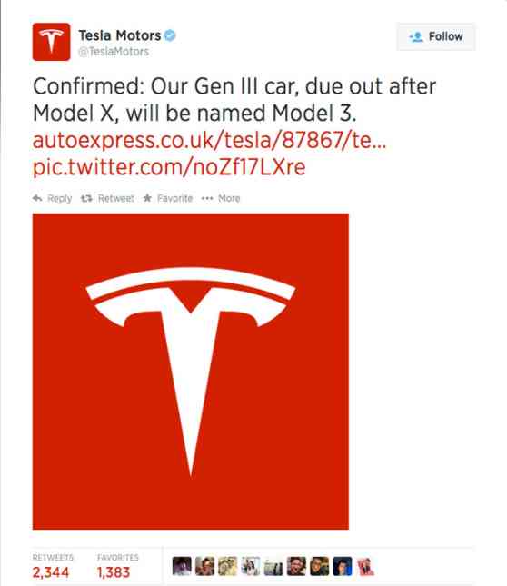 Tesla confirms production of Model 3  image