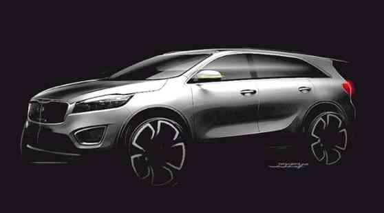 2015 Kia Sorento teased, to reveal next month image