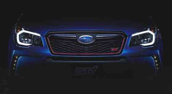 Subaru gives us a glimpse of the 2015 Forester STI image