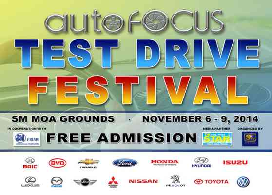 Auto Focus to hold 2014 test drive festival at MOA image