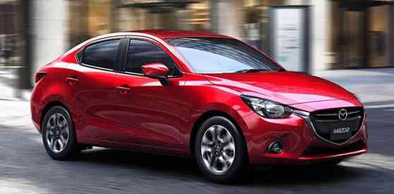 2015 Mazda2 Sedan revealed ahead of debut image
