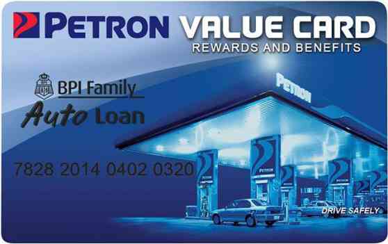 BPI launches the BPI Family Auto Loan-Petron Value Card image