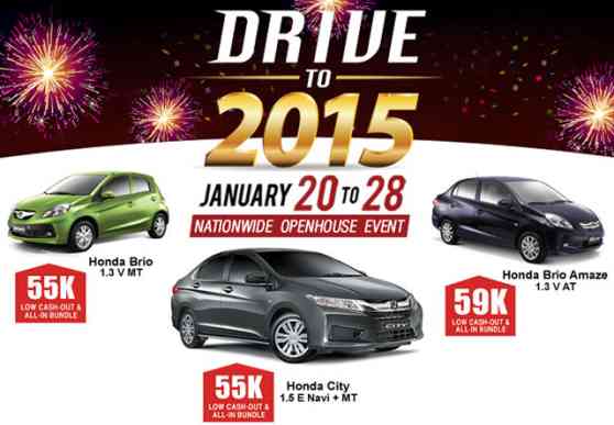 Honda PH holds week-long Drive to 2015 promo from January 20-28 image