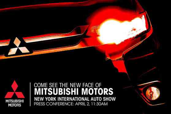 Mitsubishi teases possible Outlander facelift for New York debut image