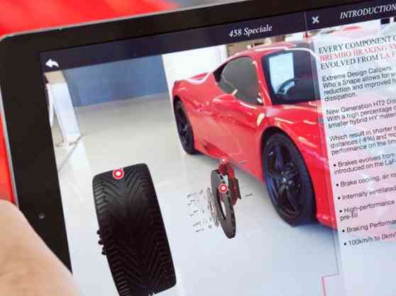 Ferrari in-store app will let buyer pick the car apart image