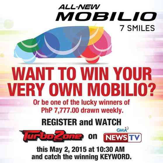 Honda PH launches Mobilio 7 Smiles raffle promo image