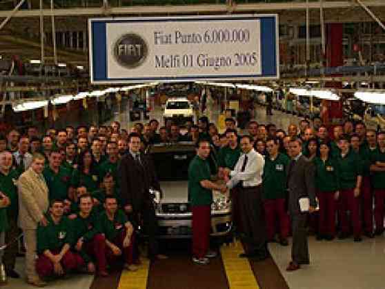 Fiat rolls out six-millionth Punto image
