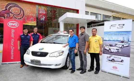 BYD PH launches its F3 taxi fleet image