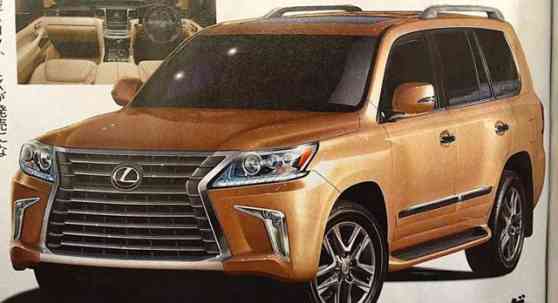Leaked: 2016 Lexus LX 570 facelift image
