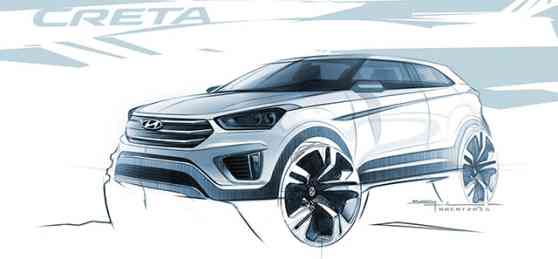 Hyundai previews Creta with official sketches image
