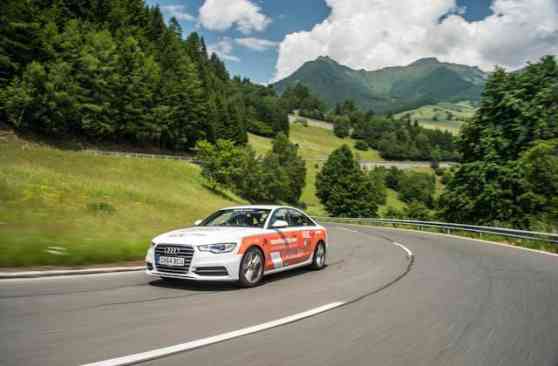 Audi A6 crosses 14 countries on one full tank image
