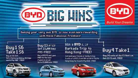 BYD PH offers premium freebies in Big Wins promo image