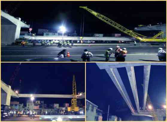 Skyway beam installation along Osmena Highway to affect traffic image