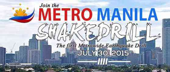 Public encouraged to participate in MMDA metro-wide quake drill image