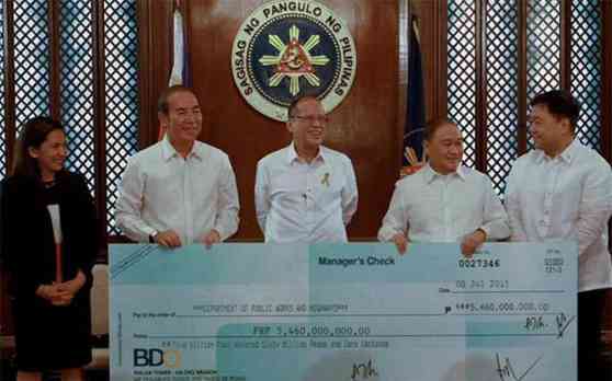 DPWH receives Php 5.4 billion concession fee for CALAX image