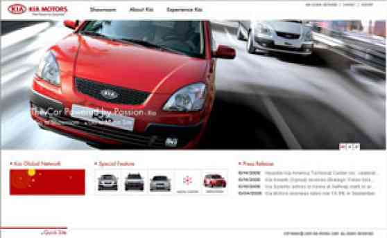 Kia Motors launches redesigned global website image
