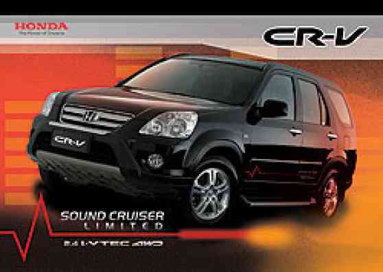 The Honda CR-V Soundcruiser Limited Edition image