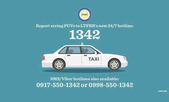 LTFRB's launches new 24/7 complaint hotline image