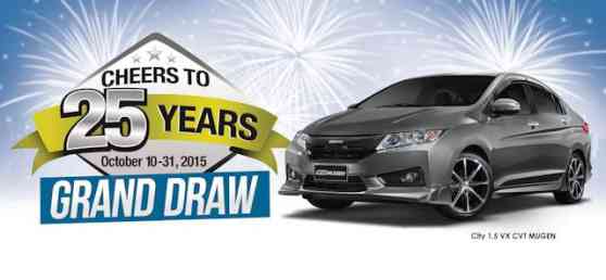 Honda celebrates 25 years with Grand Draw image