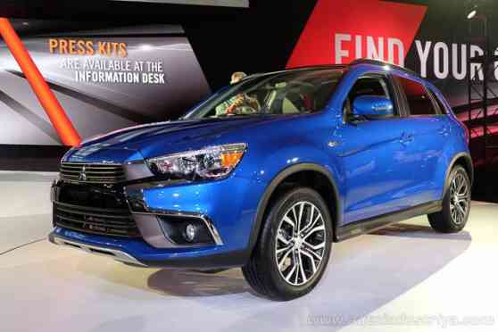 Los Angeles 2015: Dynamic shield faced Mitsubishi ASX debuts image