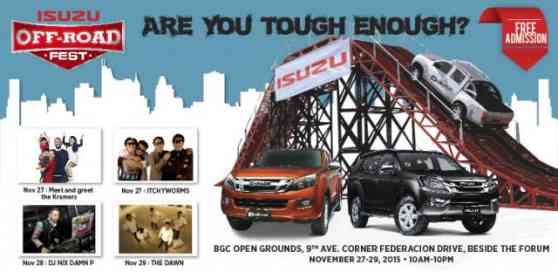 Isuzu PH to hold Off-Road Fest in Bonifacio Global City image