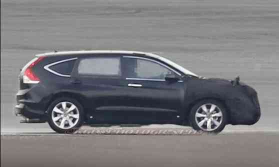 Spied: All-new, longer 2017 Honda CR-V caught testing image