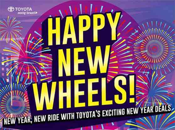 Toyota PH greets 2016 with Happy New Wheels promo image