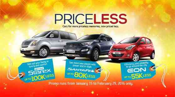 Hyundai PH offering cash discounts with 2016 Price Less promo image