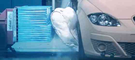ZF TRW testing side airbags for vehicle exteriors image