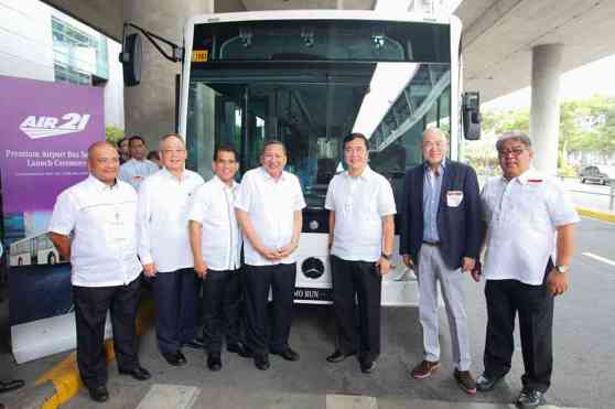 DOTC, Air21 launch new Ube Express Airport Bus Service image
