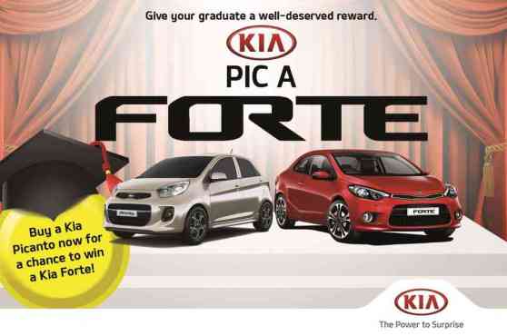 Kia Philippines offering Pic a Forte raffle promo image