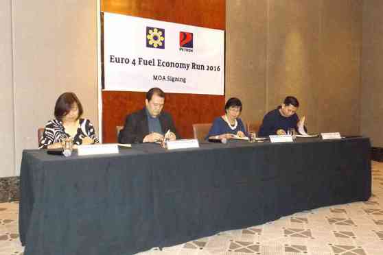 DOE, Petron partner for first fuel economy standards run image