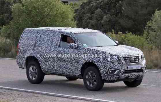 Spied: Nissan testing Navara NP300-based SUV image