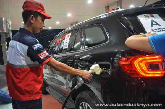 What we observed at the DOE fuel economy run image