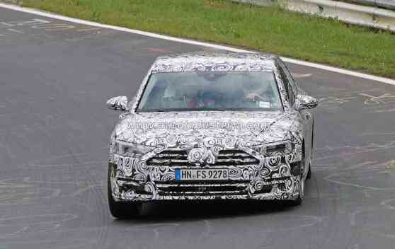 Spied: 2018 Audi A8 doing rounds in Nurburgring Spied: 2018 Audi A8 doing rounds in Nurburgring image