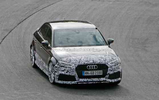 Spied: 2017 Audi RS 3 spotted at the Nurburgring image