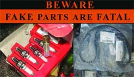 Honda promotes the use of genuine parts for road safety image