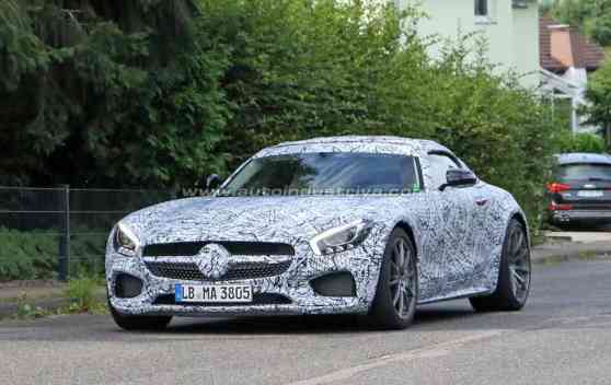 Spied: 2017 Mercedes-AMG GT roadster spotted testing image