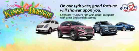 Hyundai offers big discounts for Kinse Buenas promo image
