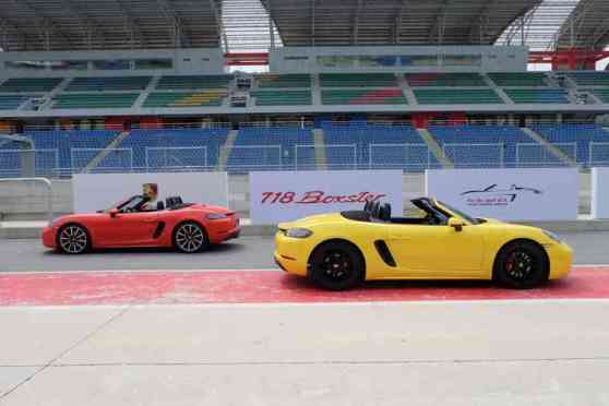 Porsche Philippines tests the 718 Spyder on the track image