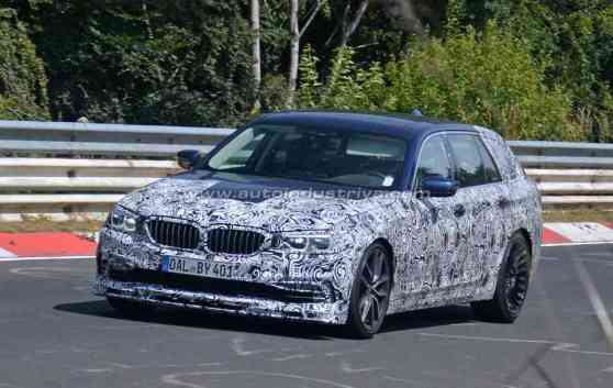 Spied: 2017 Alpina B5 Touring testing on the Nurburgring image